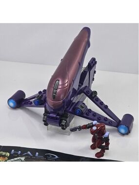 Mega Bloks Halo Banshee Patrol Set 96859 w/ Minifigure & Manual